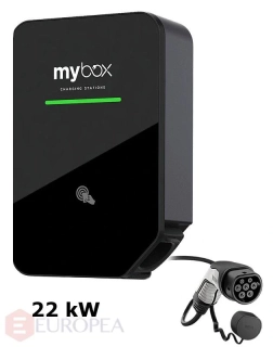 MyBox PLUS 1 x 22 kW, wifi/LAN, kábel rovný 5m
