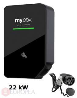 MyBox PLUS 1 x 22 kW, wifi/LAN, kábel točený 4m